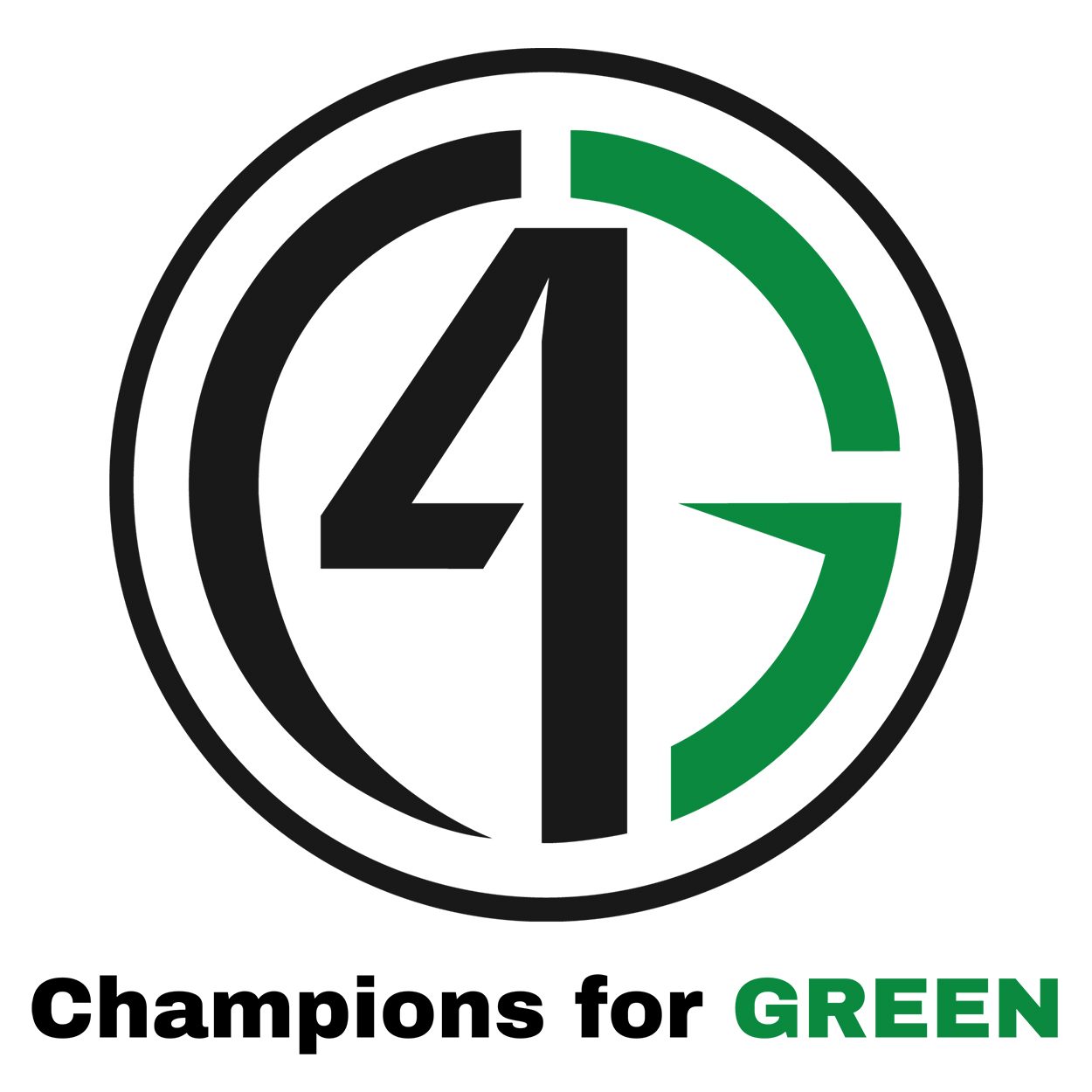 Champions for green logo